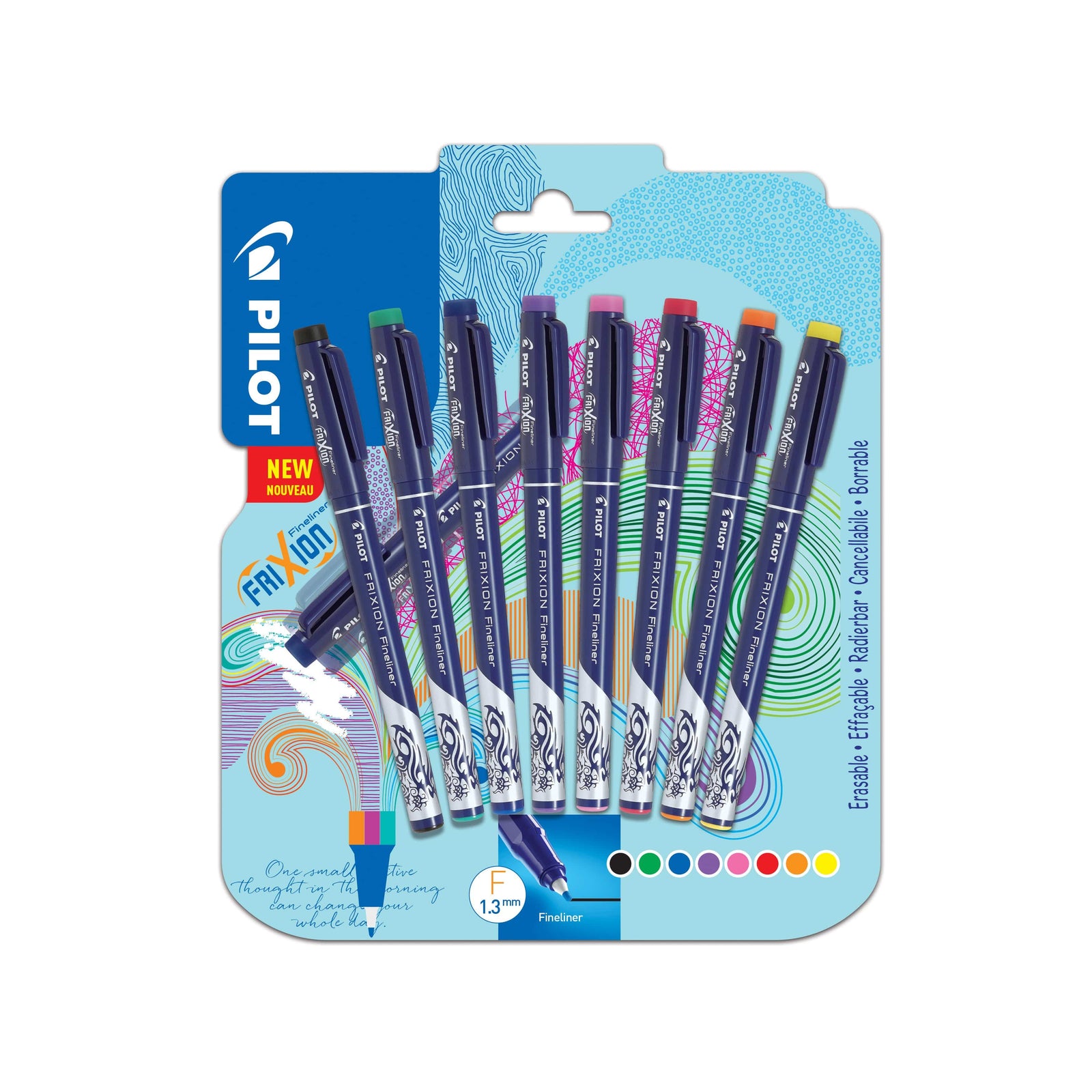 Pilot FriXion Fineliner 8 Pack